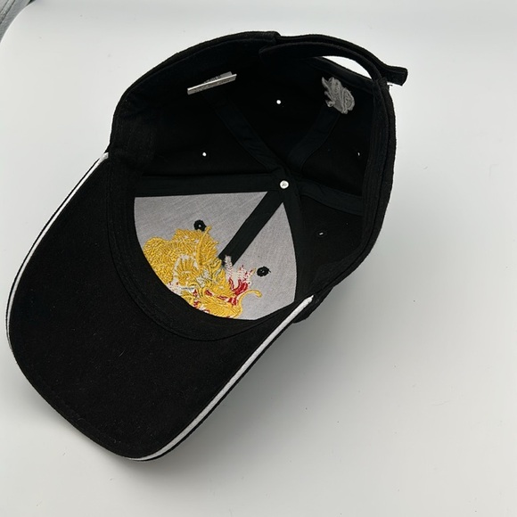 Japanese Pattern Hat Embroidery Golden Dragon 3D design One Size - Picture 6 of 7